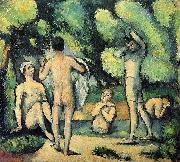 Paul Cezanne Badende oil painting reproduction